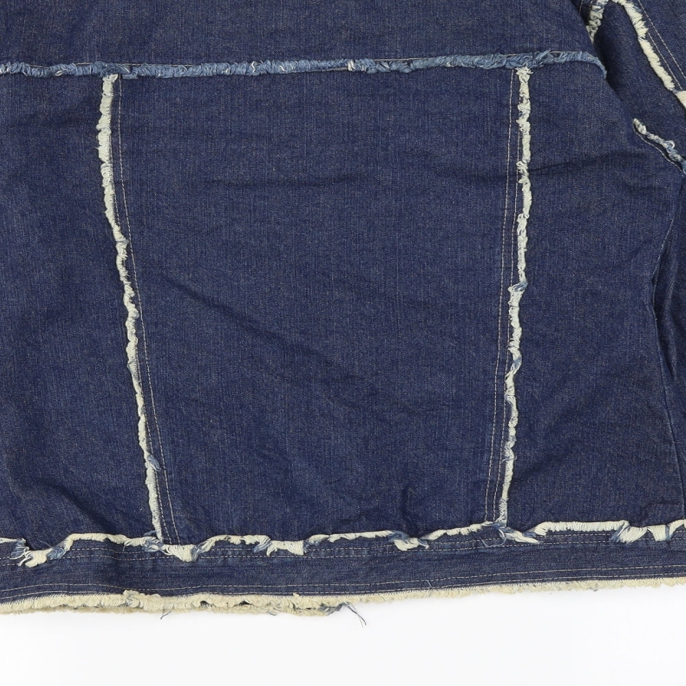 FGF Womens Blue  Denim Jacket Coat Size 14