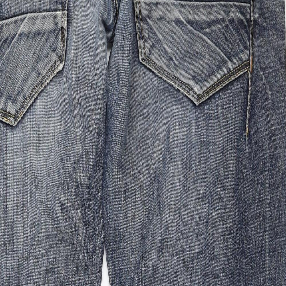 River Island Mens Blue   Straight Jeans Size 34 in L32 in