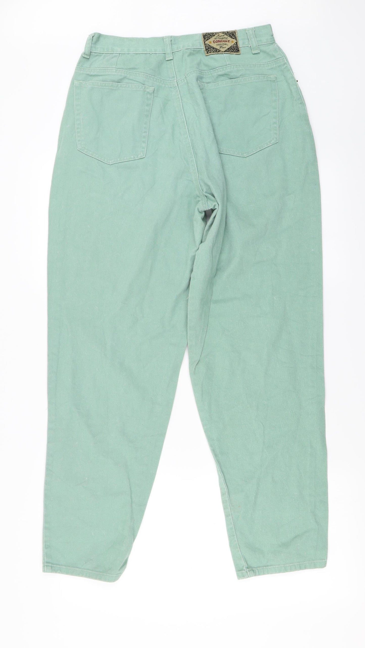 authentic concept Womens Green   Straight Jeans Size 14 L28 in