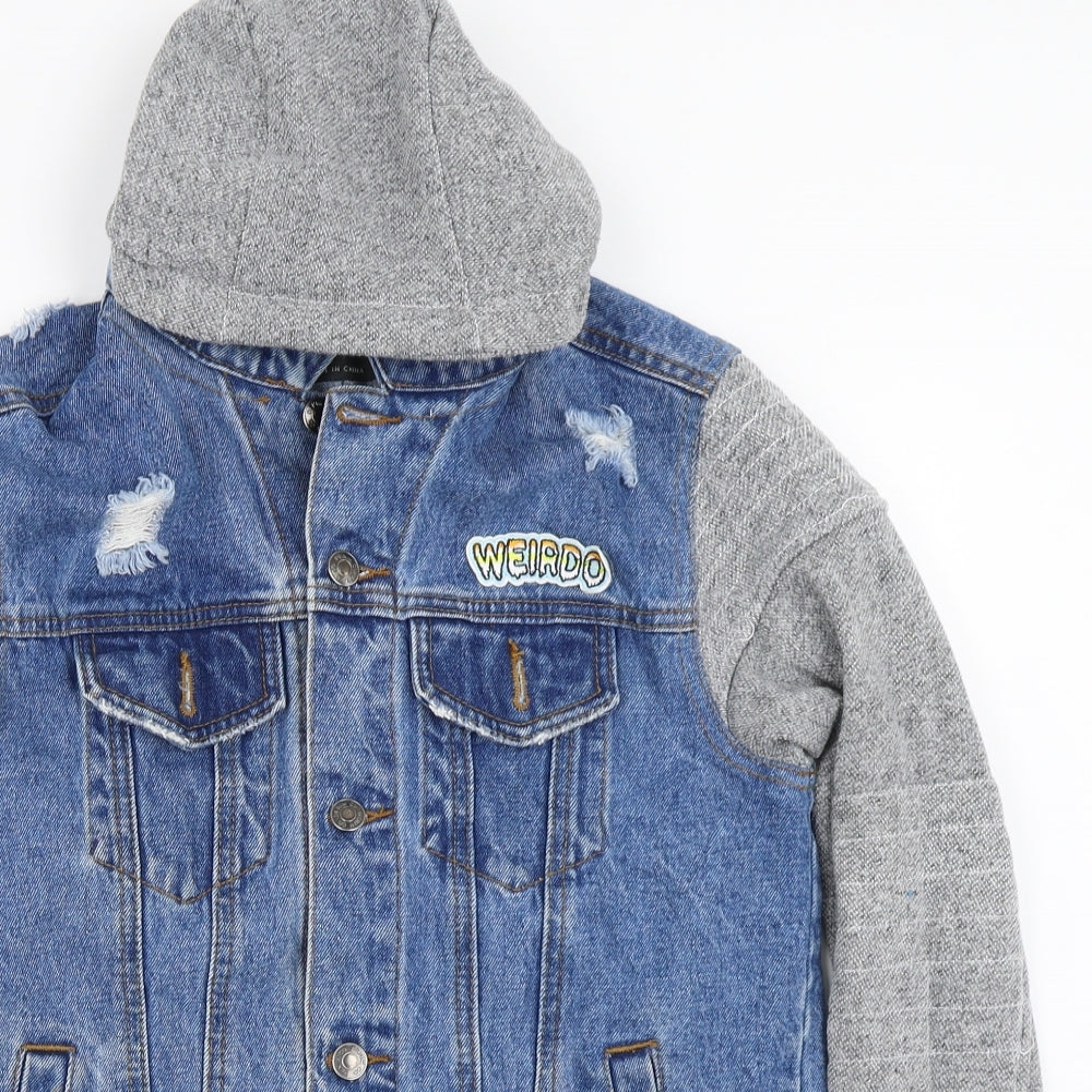 Primark Mens Blue   Jacket Coat Size XS