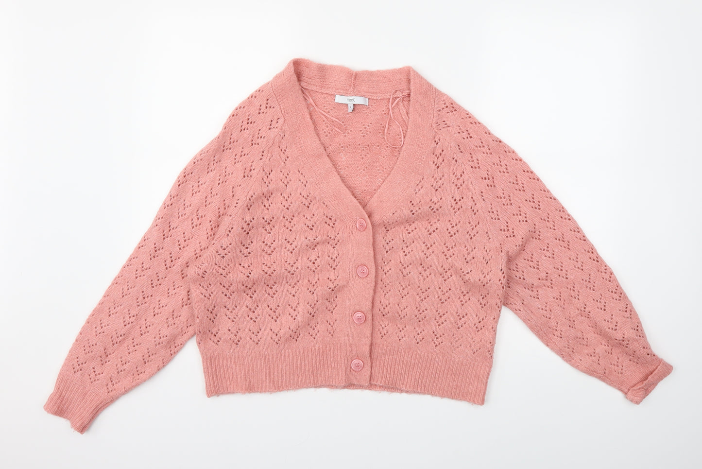 NEXT Womens Pink  Knit Cardigan Jumper Size M