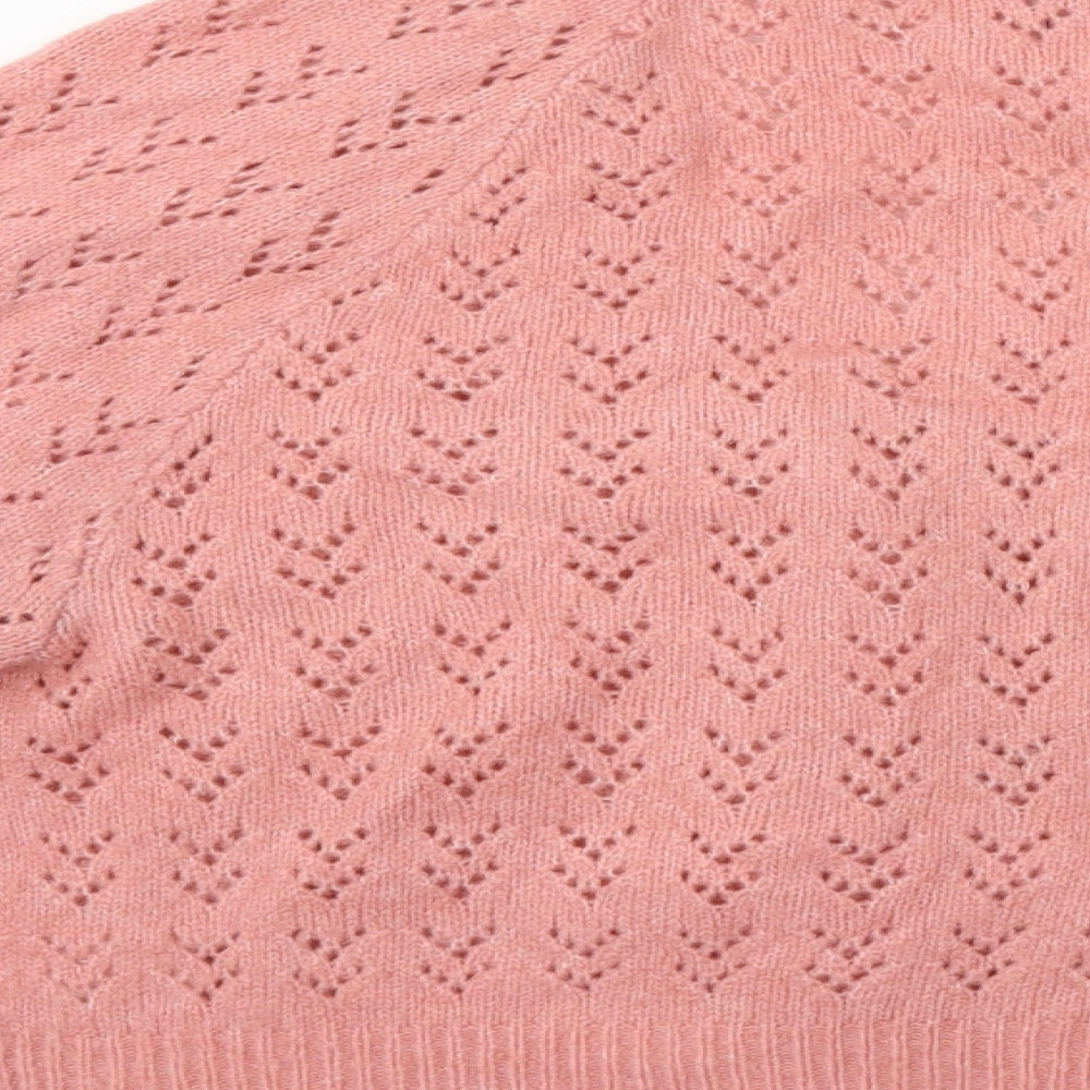 NEXT Womens Pink  Knit Cardigan Jumper Size M