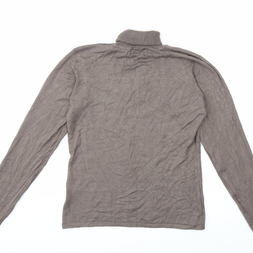 Affinites Womens Brown  Knit Pullover Jumper Size M