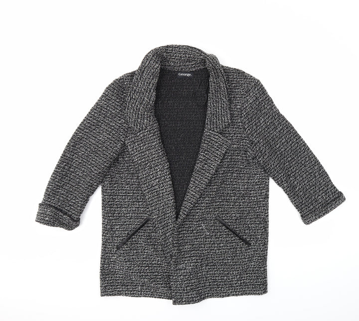 George Womens Black Jacket Blazer Size 6