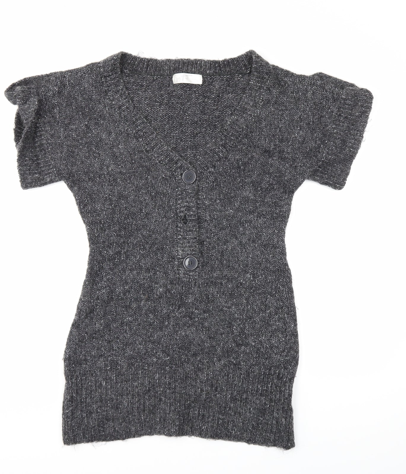 Internacionale Womens Grey  Knit Pullover Jumper Size 14