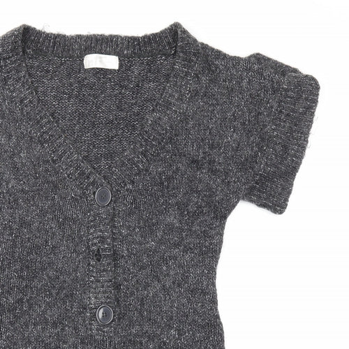Internacionale Womens Grey  Knit Pullover Jumper Size 14