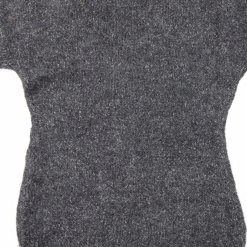 Internacionale Womens Grey  Knit Pullover Jumper Size 14