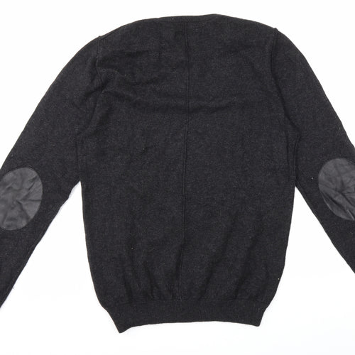 Eleven Paris Mens Grey  Knit Pullover Jumper Size M