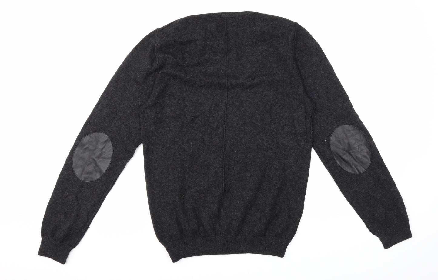 Eleven Paris Mens Grey  Knit Pullover Jumper Size M