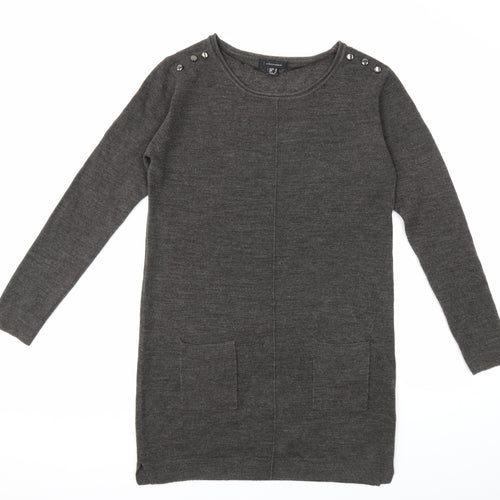 Atmosphere Womens Grey  Knit Pullover Jumper Size 10