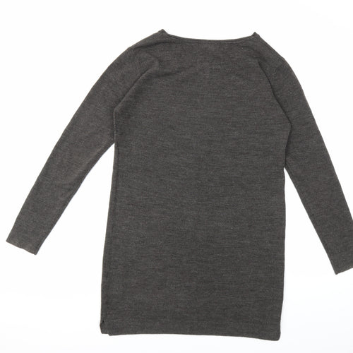 Atmosphere Womens Grey  Knit Pullover Jumper Size 10