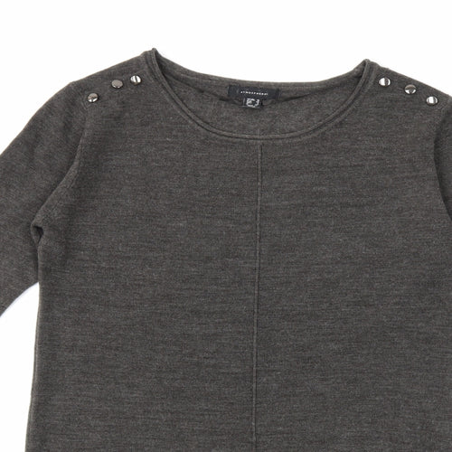 Atmosphere Womens Grey  Knit Pullover Jumper Size 10