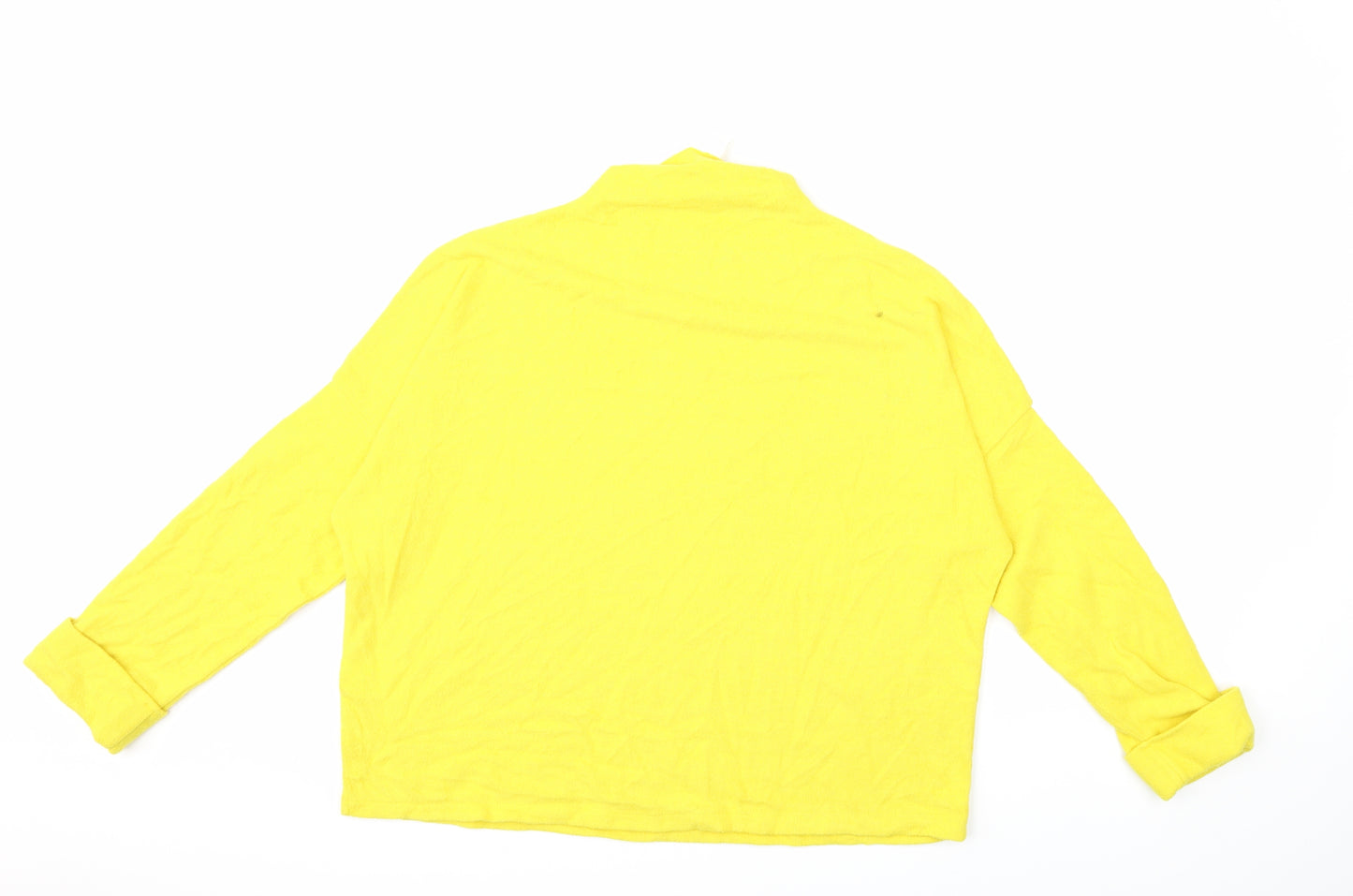 H&M Womens Yellow   Pullover Jumper Size L