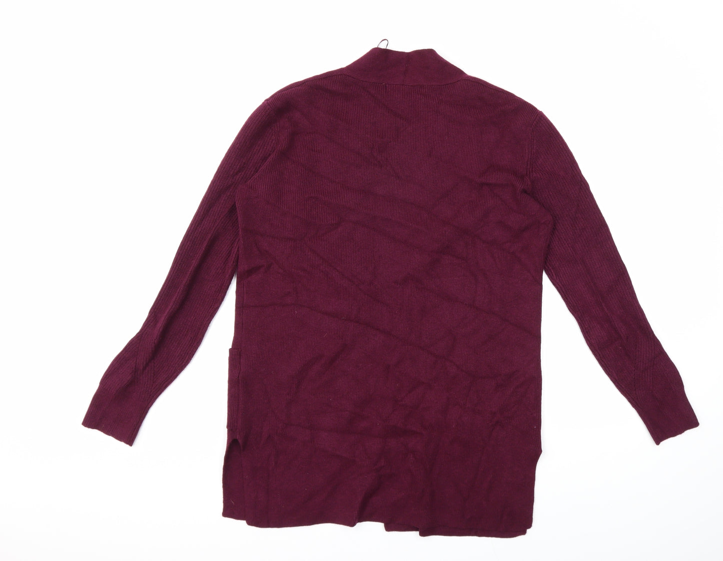 Marks and Spencer Womens Purple  Knit Cardigan Jumper Size 10