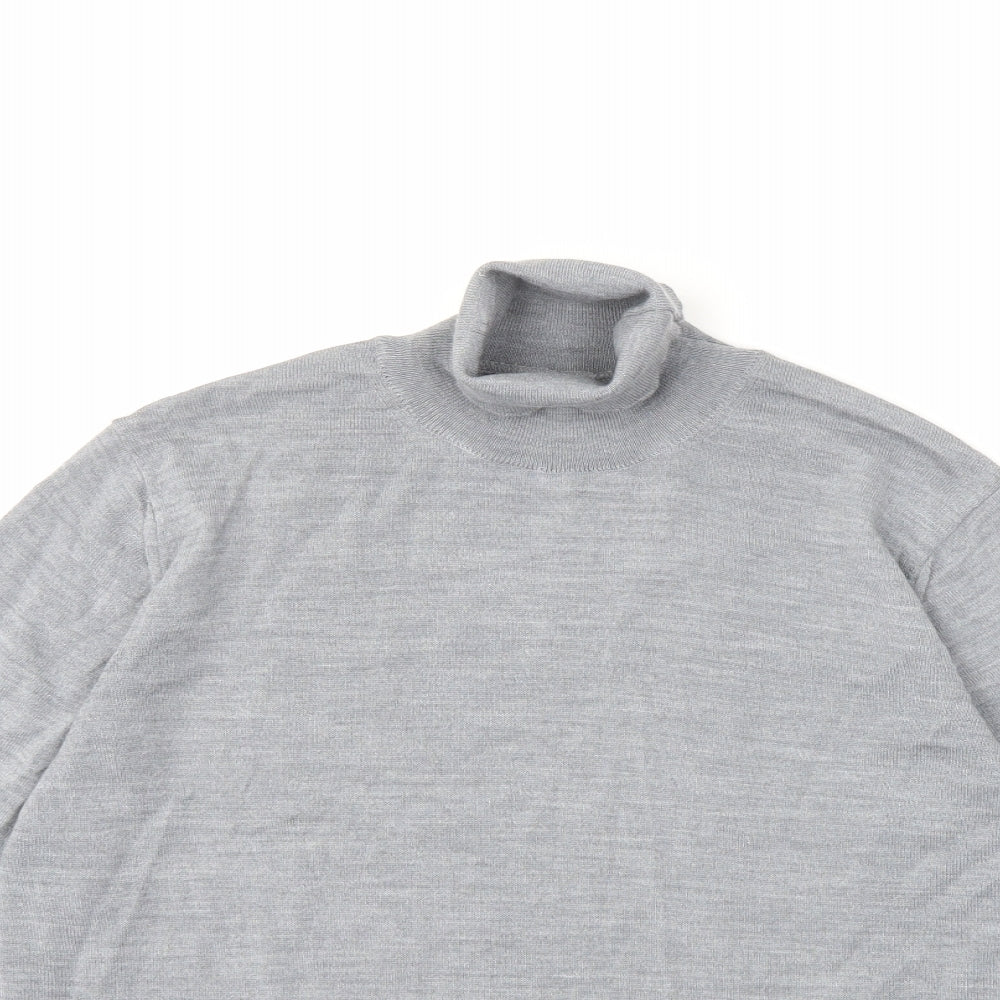 Zara Womens Grey  Knit Pullover Jumper Size L