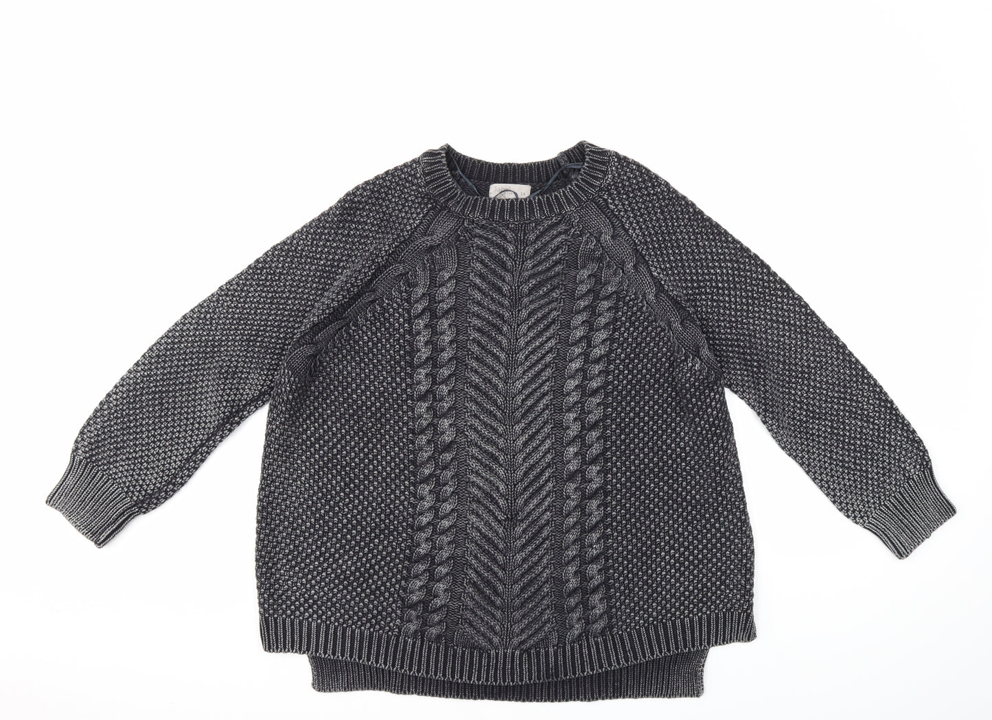 Label Lab Womens Grey  Knit Pullover Jumper Size 14