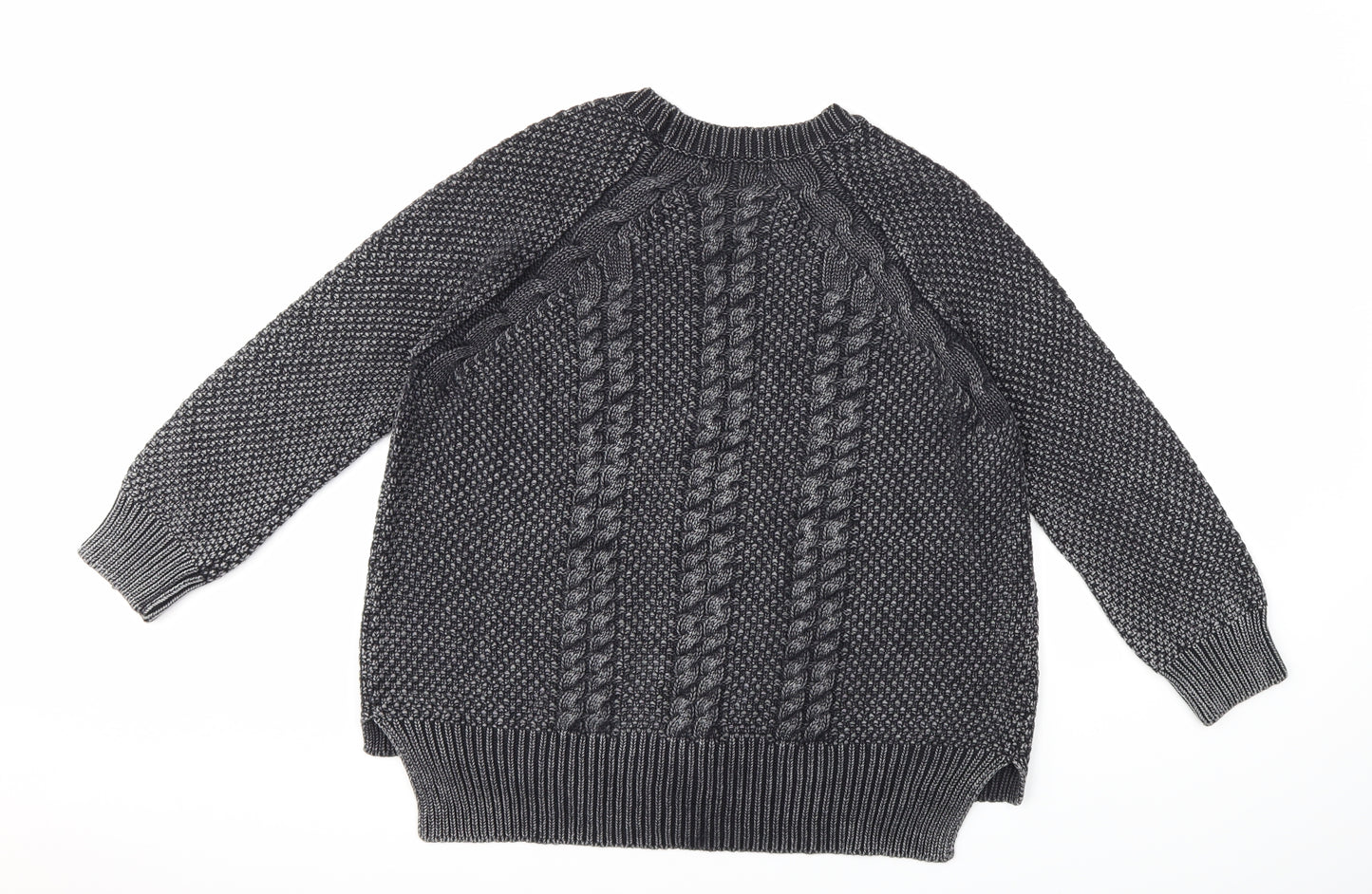 Label Lab Womens Grey  Knit Pullover Jumper Size 14