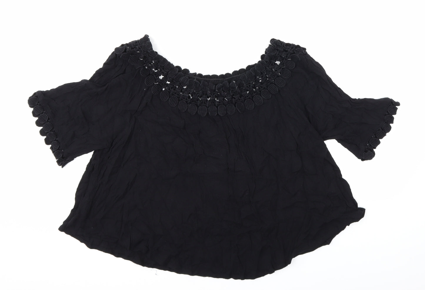 River Island Womens Black   Basic Blouse Size 14