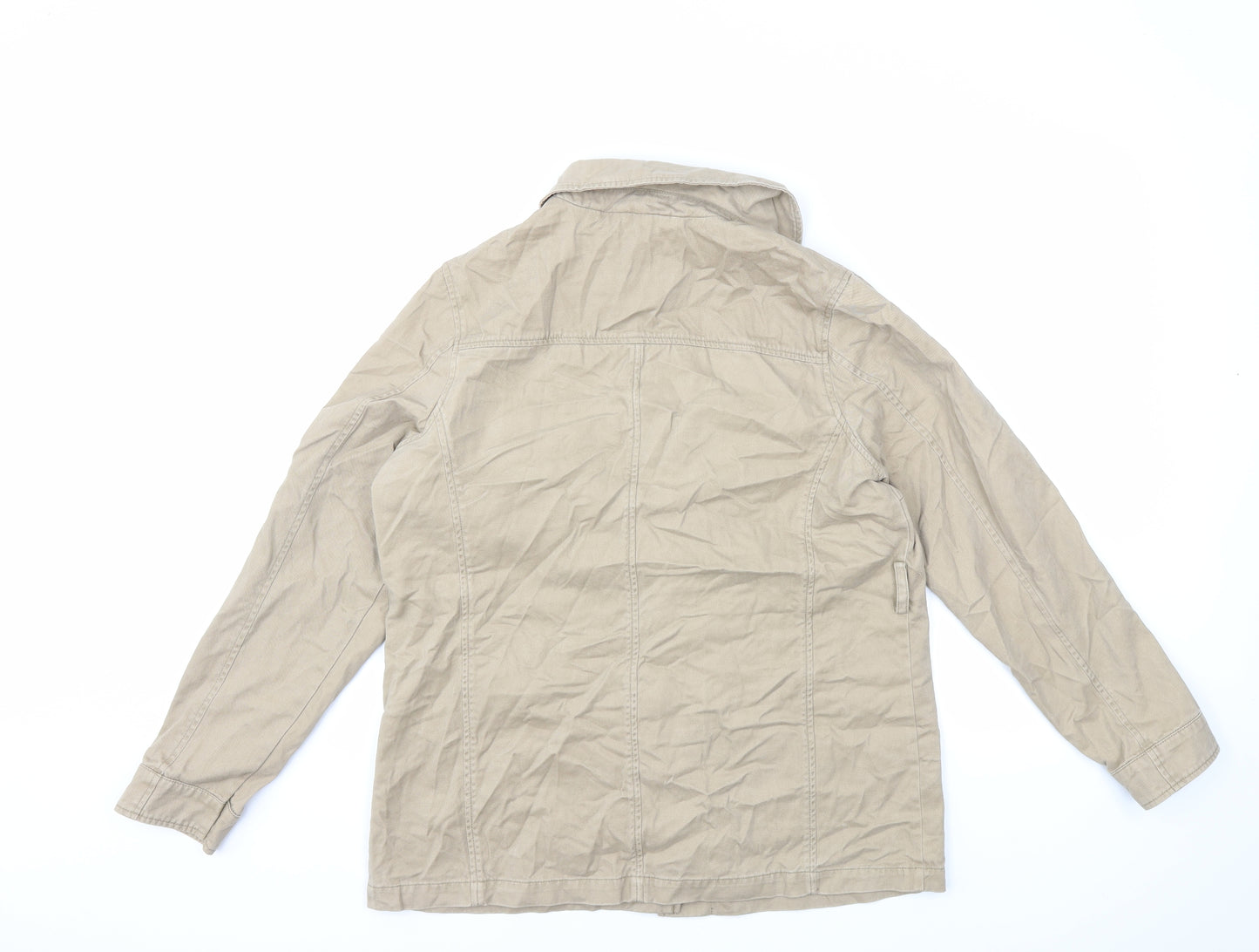 Dorothy Perkins Womens Beige  Denim Jacket  Size 10