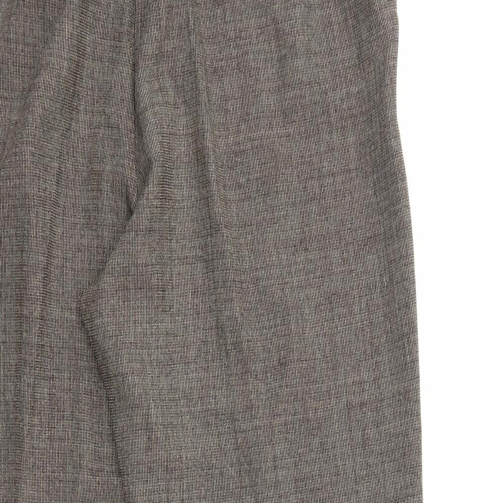happit Womens Brown   Trousers  Size 14 L25 in