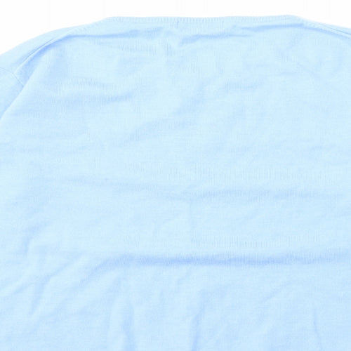 Capepoint Mens Blue  Knit Pullover Jumper Size L