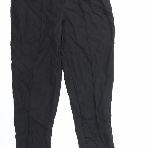 silmma Womens Black   Trousers  Size 14 L28 in
