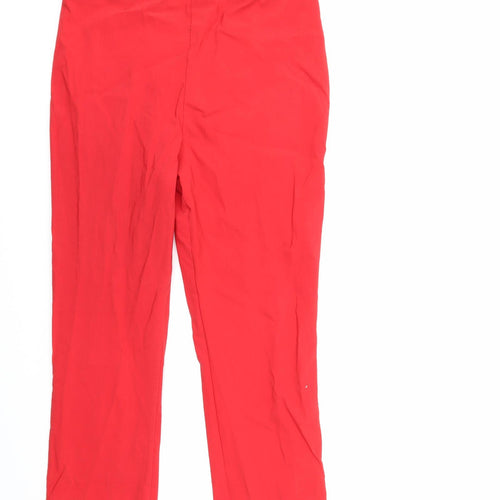 Roman Womens Red   Trousers  Size 14 L23 in