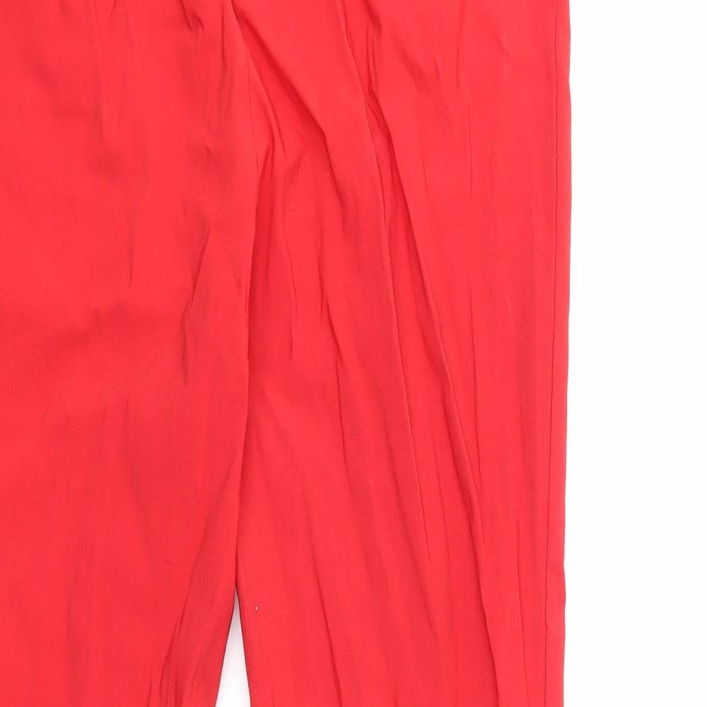 Roman Womens Red   Trousers  Size 14 L23 in