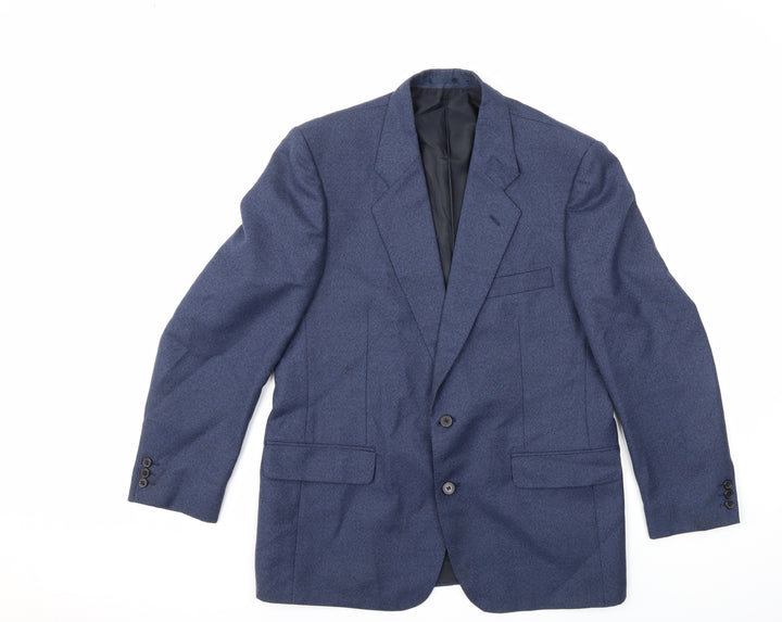 Preworn Mens Blue Jacket Suit Jacket Size 40