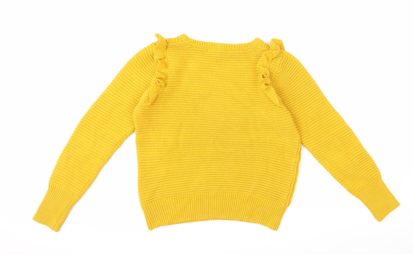 NEXT Womens Yellow  Knit Pullover  Size 14