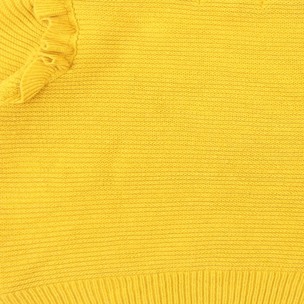 NEXT Womens Yellow  Knit Pullover  Size 14