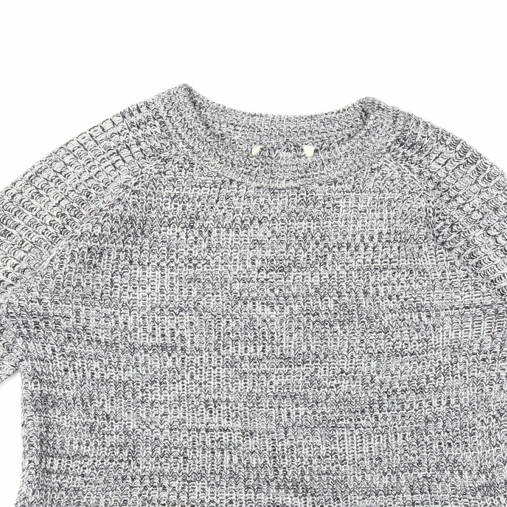Matalan Womens Grey  Knit Pullover Jumper Size L