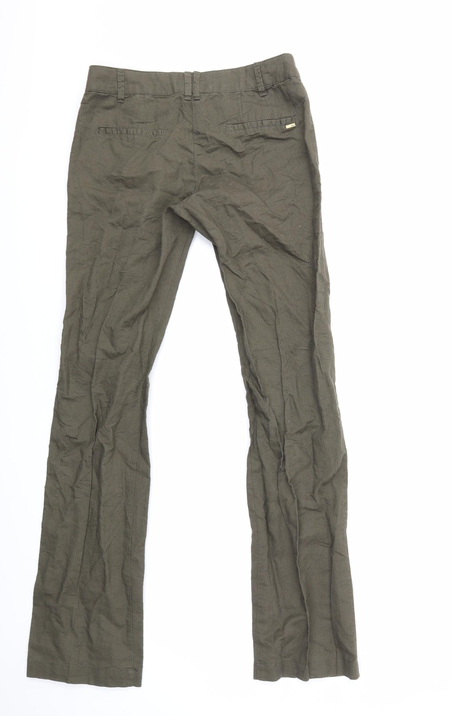 Mango Womens Green   Trousers  Size 8 L31 in