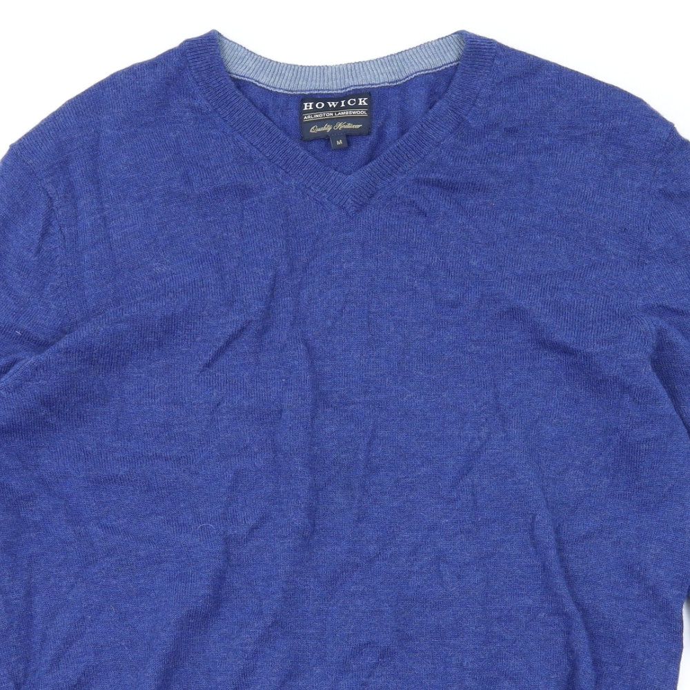Howick Mens Blue   Henley Jumper Size M