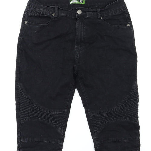 No Fear Mens Black   Cargo Shorts Size XL