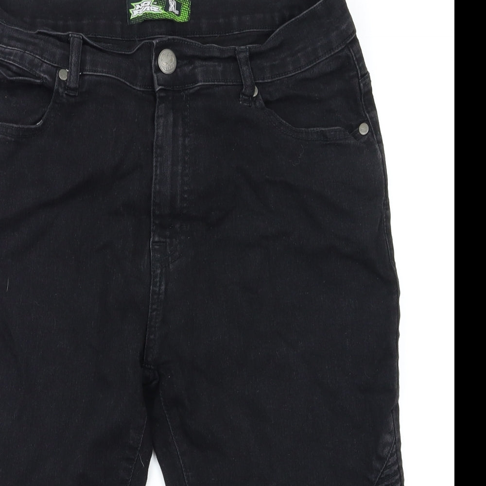 No Fear Mens Black   Cargo Shorts Size XL