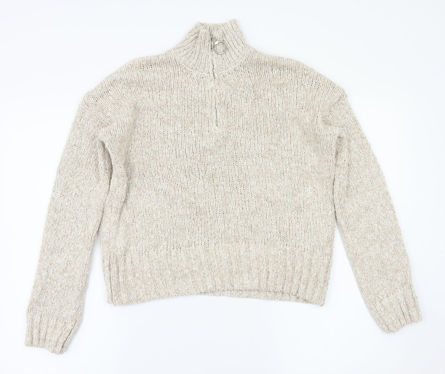 pins& staples Womens Grey   Pullover Jumper Size XS