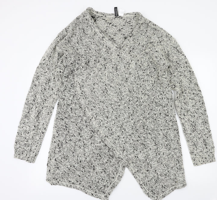 H&M Womens Grey Cardigan Jumper Size L