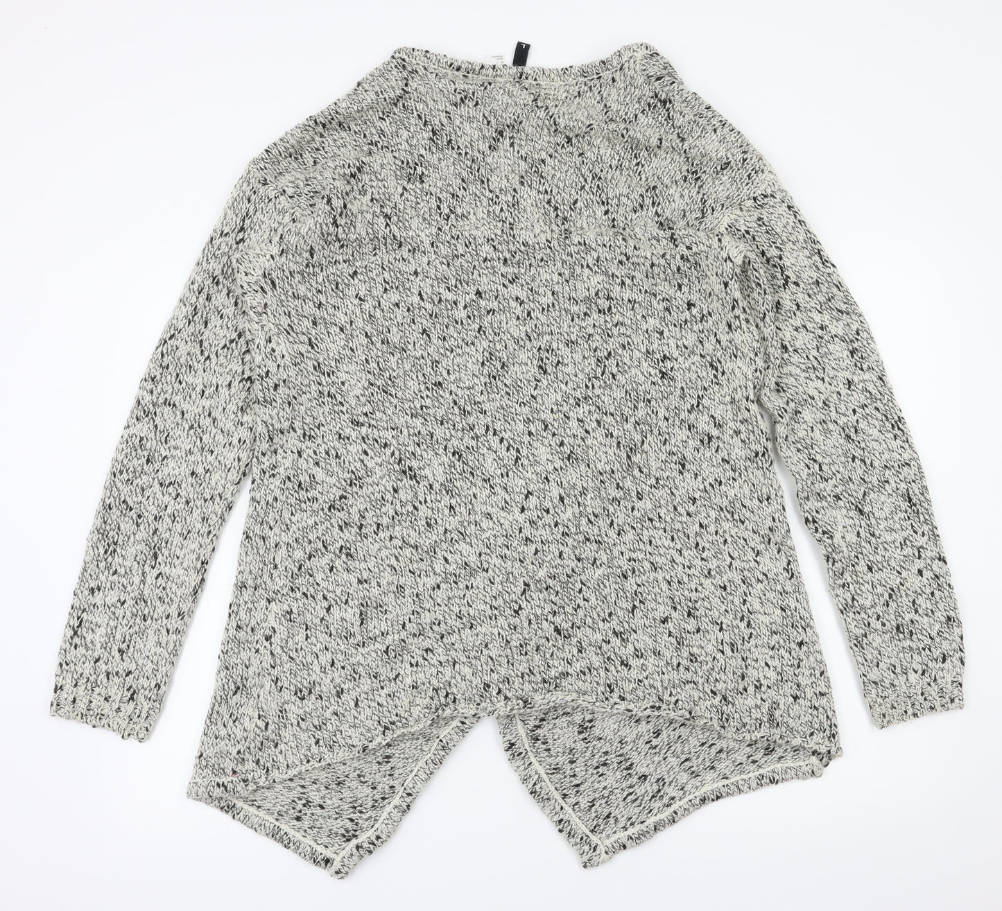H&M Womens Grey   Cardigan Jumper Size L