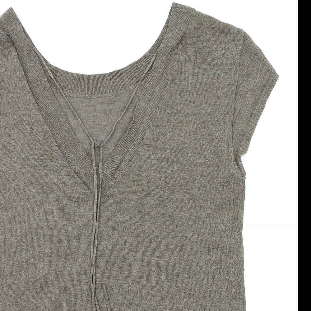 Gap Womens Brown   Basic T-Shirt Size M