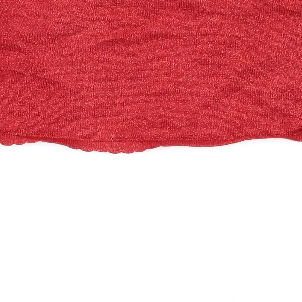 Monsoon Girls Red   Cardigan Jumper Size 7-8 Years