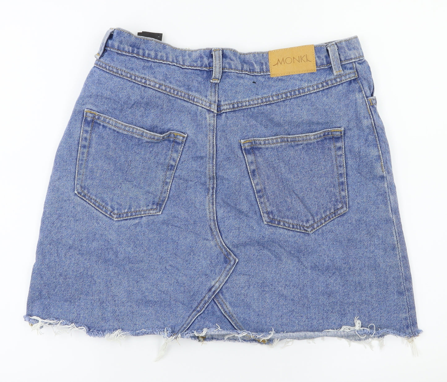 MONKL Womens Blue   A-Line Skirt Size 40