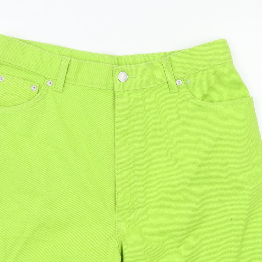 M&S Womens Green   Chino Shorts Size 16