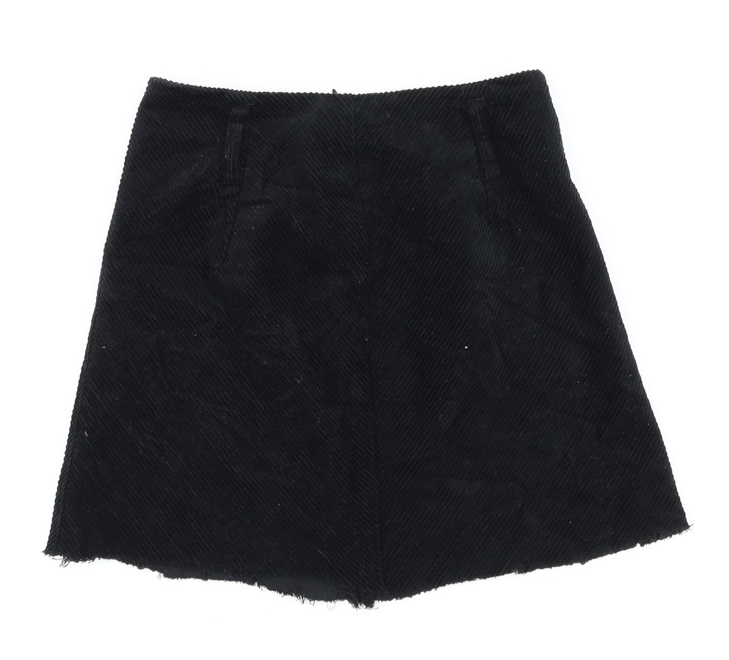 Denim&co Womens Black   A-Line Skirt Size 4