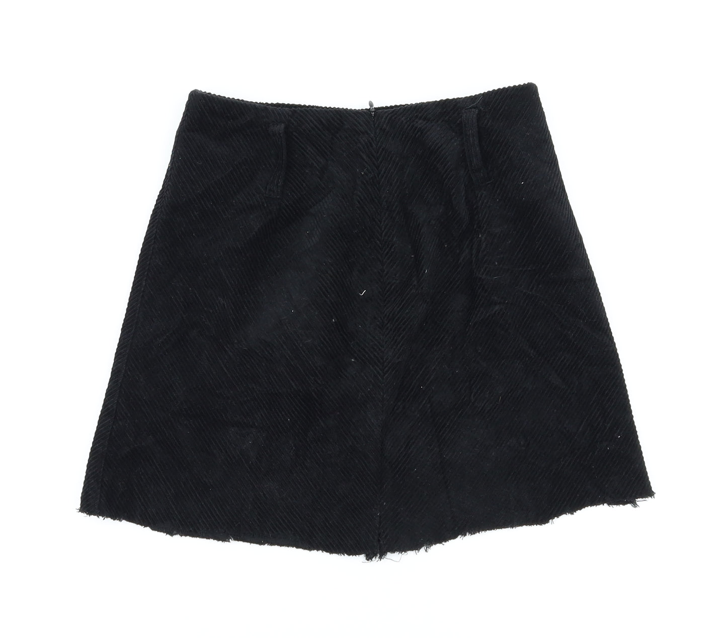 Denim&co Womens Black   A-Line Skirt Size 4