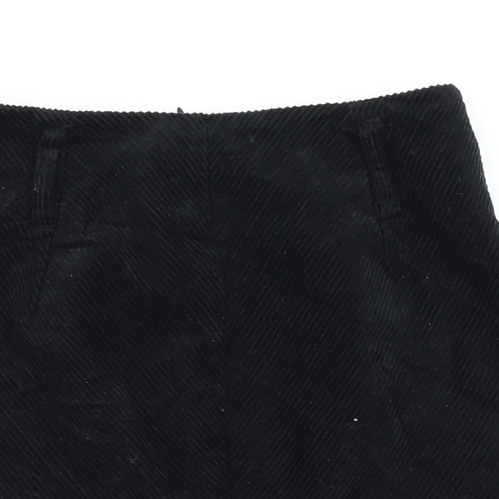 Denim&co Womens Black   A-Line Skirt Size 4