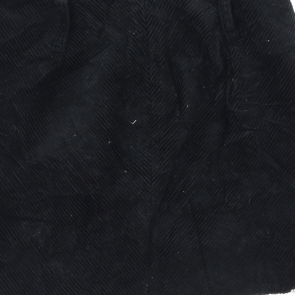 Denim&co Womens Black   A-Line Skirt Size 4