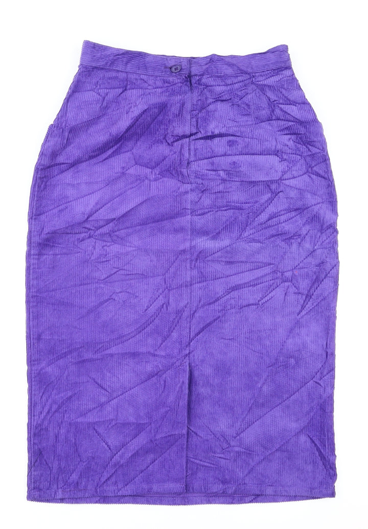 casual women Womens Purple A-Line Skirt Size 12