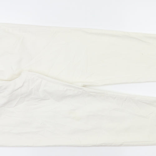 Jegging Womens White   Jegging Trousers Size 12 L30 in