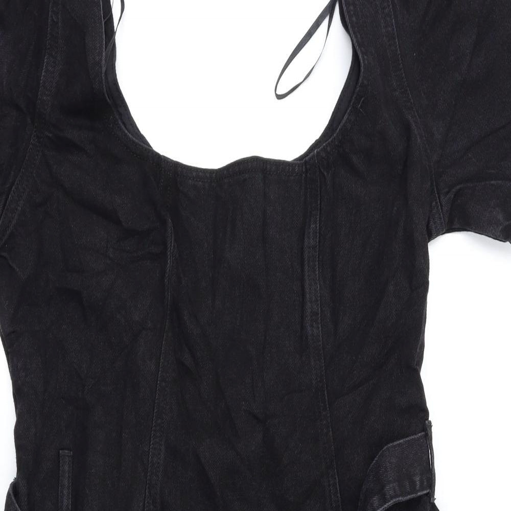 Denim & Co. Womens Black   A-Line  Size 18